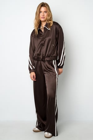 Satin Look Sporty Jacket h5 Picture8